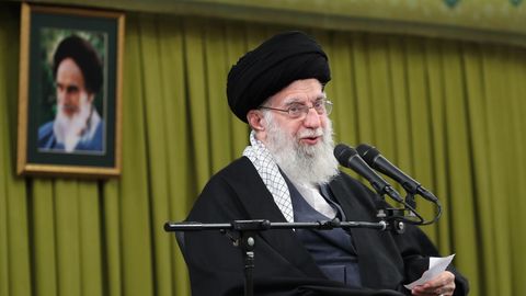 Irans Führer und geistliches Oberhaupt Ayatollah Chamenei