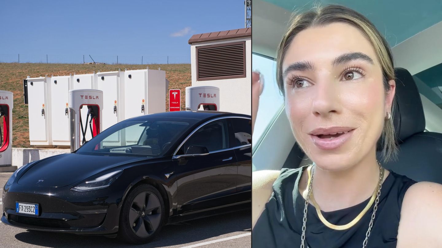 Woman starts Tesla update in the blazing sun and is trapped afterwards