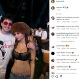 ... war vor Ort in Kalifornien. Ihr Coachella-Look fiel besonders durch die übergroße Fell-Mütze ins Auge. Das Model zeigte sich mit dem Musiker Jaden Miller beim Konzert von Ice Spice.