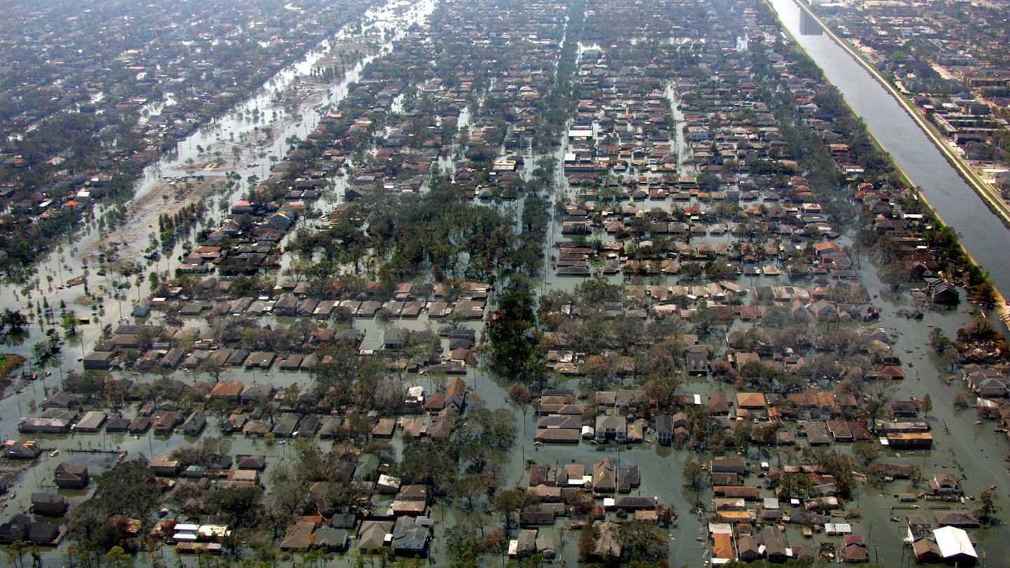 New Orleans Hurrikan Kathrina setzte New Orleans unter Wasser