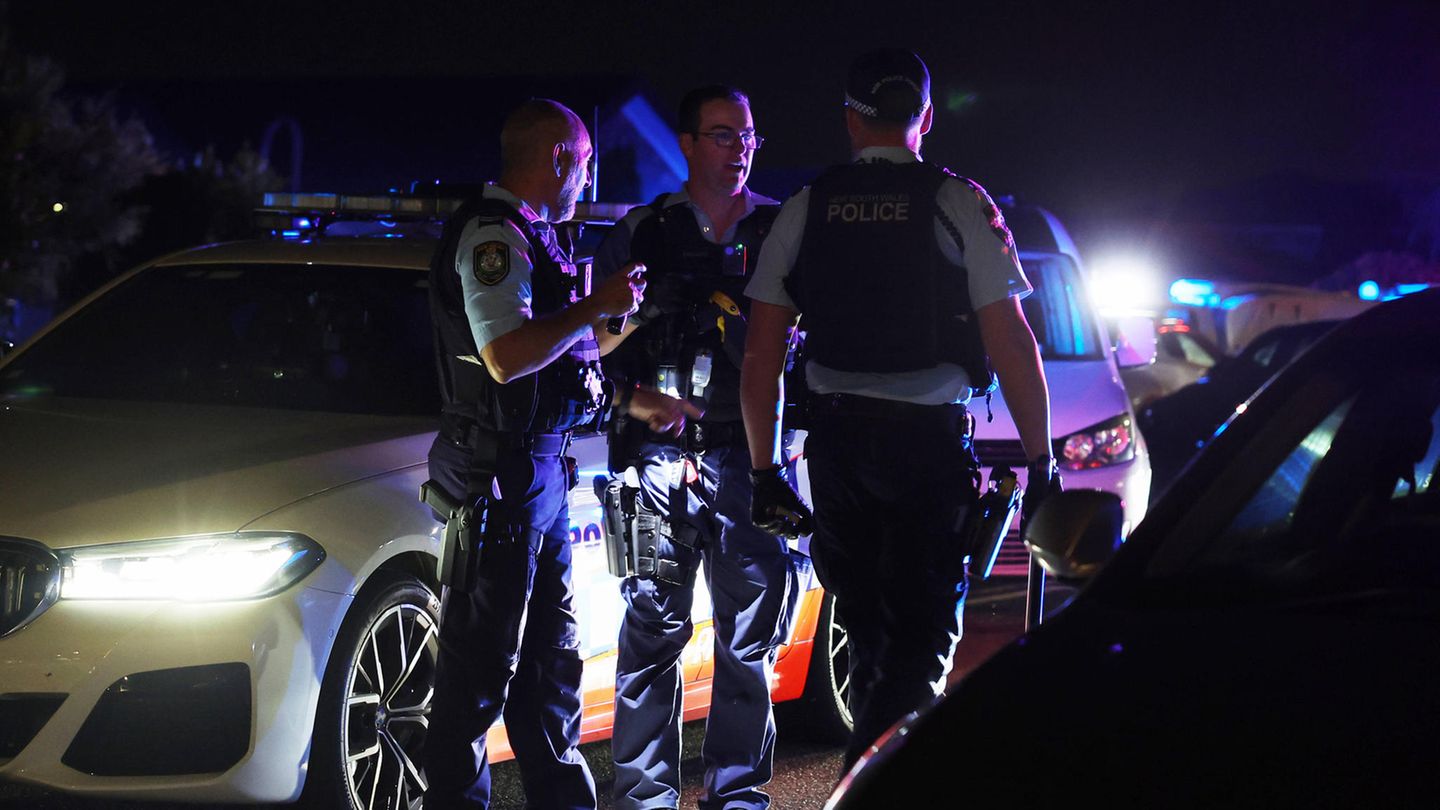 Polizei am Tatort in Sydney