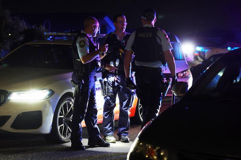 Polizei am Tatort in Sydney