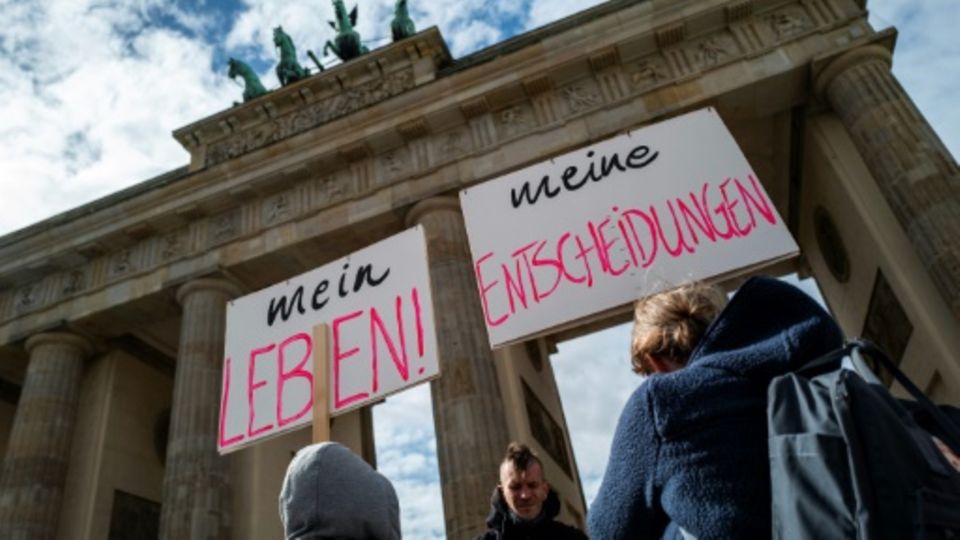 Demonstration für Wahlfreiheit beim Schwangerschaftsabbruch