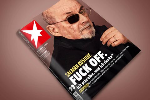 Salman Rushdie auf dem Cover des aktuellen stern
