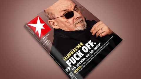 Salman Rushdie auf dem Cover des aktuellen stern