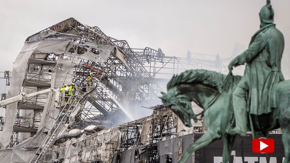 "Ein Horror" – Kopenhagener trauern um ihre historische Börse