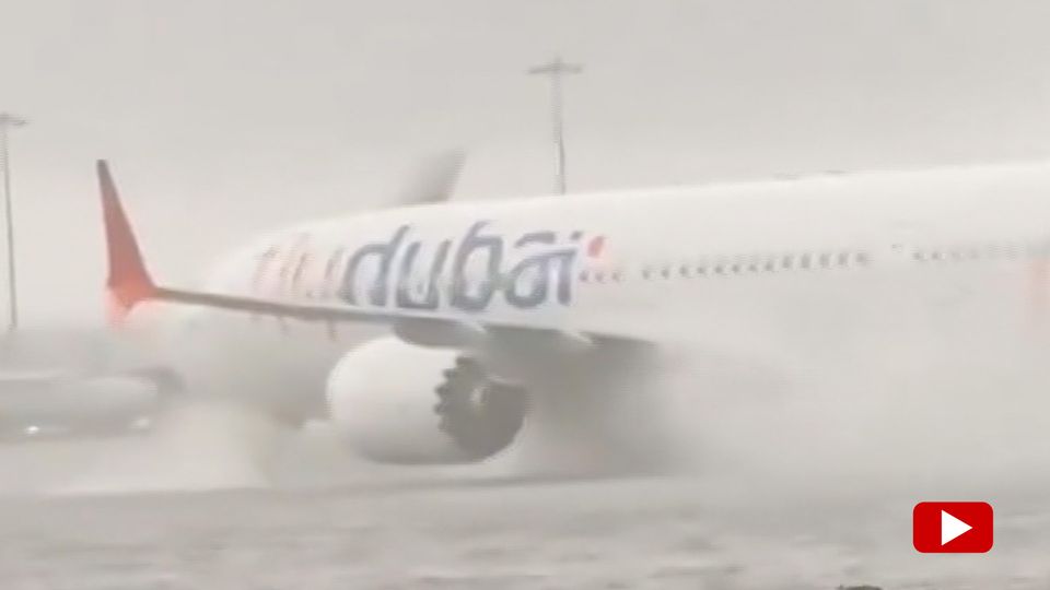 Extreme Regenfälle sorgen für Überschwemmungen in Dubai – chaotische Szenen am Flughafen