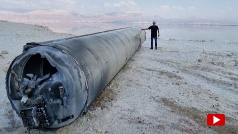 Israel birgt mutmaßlich iranische Rakete aus dem Toten Meer