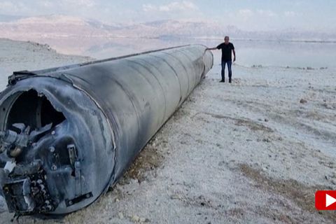 Israel birgt mutmaßlich iranische Rakete aus dem Toten Meer