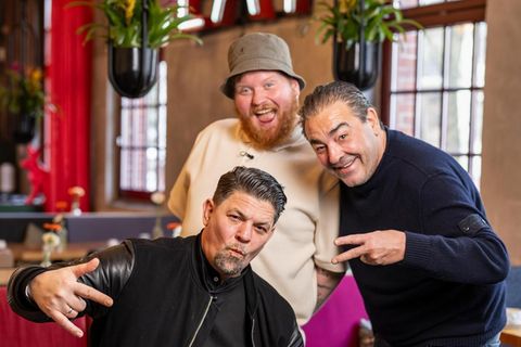 Tim Mälzer, Juan Amador und Lukas Mraz