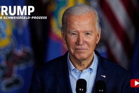 US-Präsident Joe Biden bei einer Wahlkampf-Veranstaltung