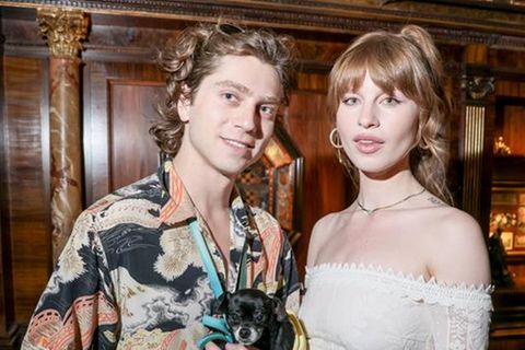 Tobias Engel und Ivy Love Getty in Paris im Jahr 2022