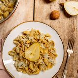 CONCHIGLIE con PERA E GORGONZOLA