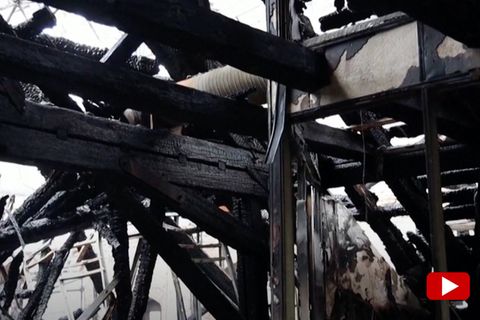 Brand in Kopenhagen: Aufnahmen aus der Börse zeigen die Zerstörung (Video)