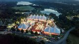 Zeltfestival Ruhr-Gelände von oben