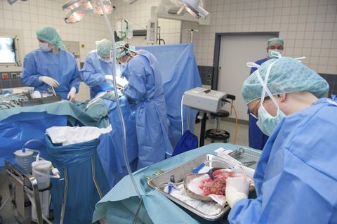 Eine Transplantation mit einer Nierenlebendspende