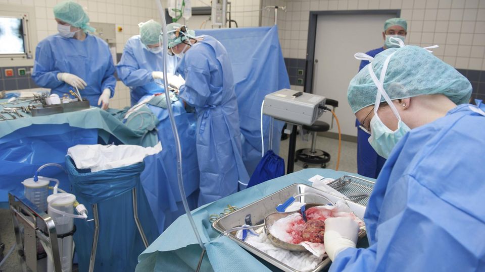 Eine Transplantation mit einer Nierenlebendspende