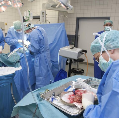 Eine Transplantation mit einer Nierenlebendspende
