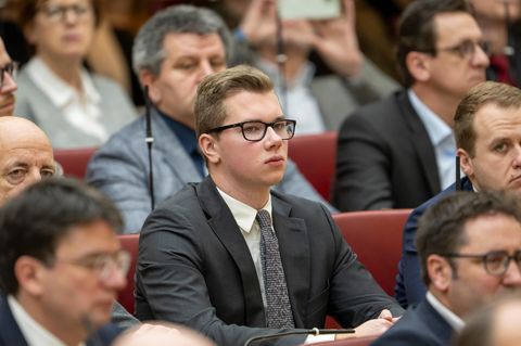 Daniel Halemba (AfD) im bayerischen Landtag