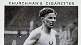 Ein Sportler aus Neuseeland auf einem Zigarettenbild