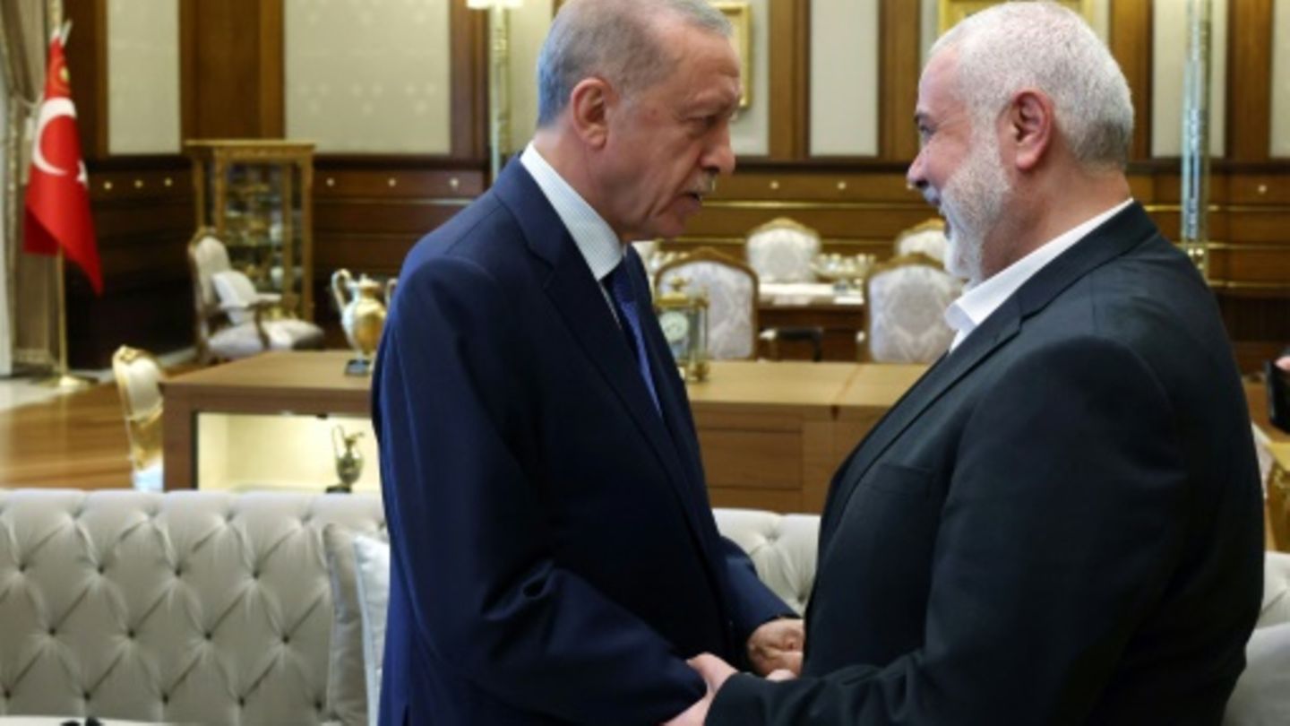 Türkischer Präsident Erdogan trifft voraussichtlich Hamas-Führer Ismail Hanija