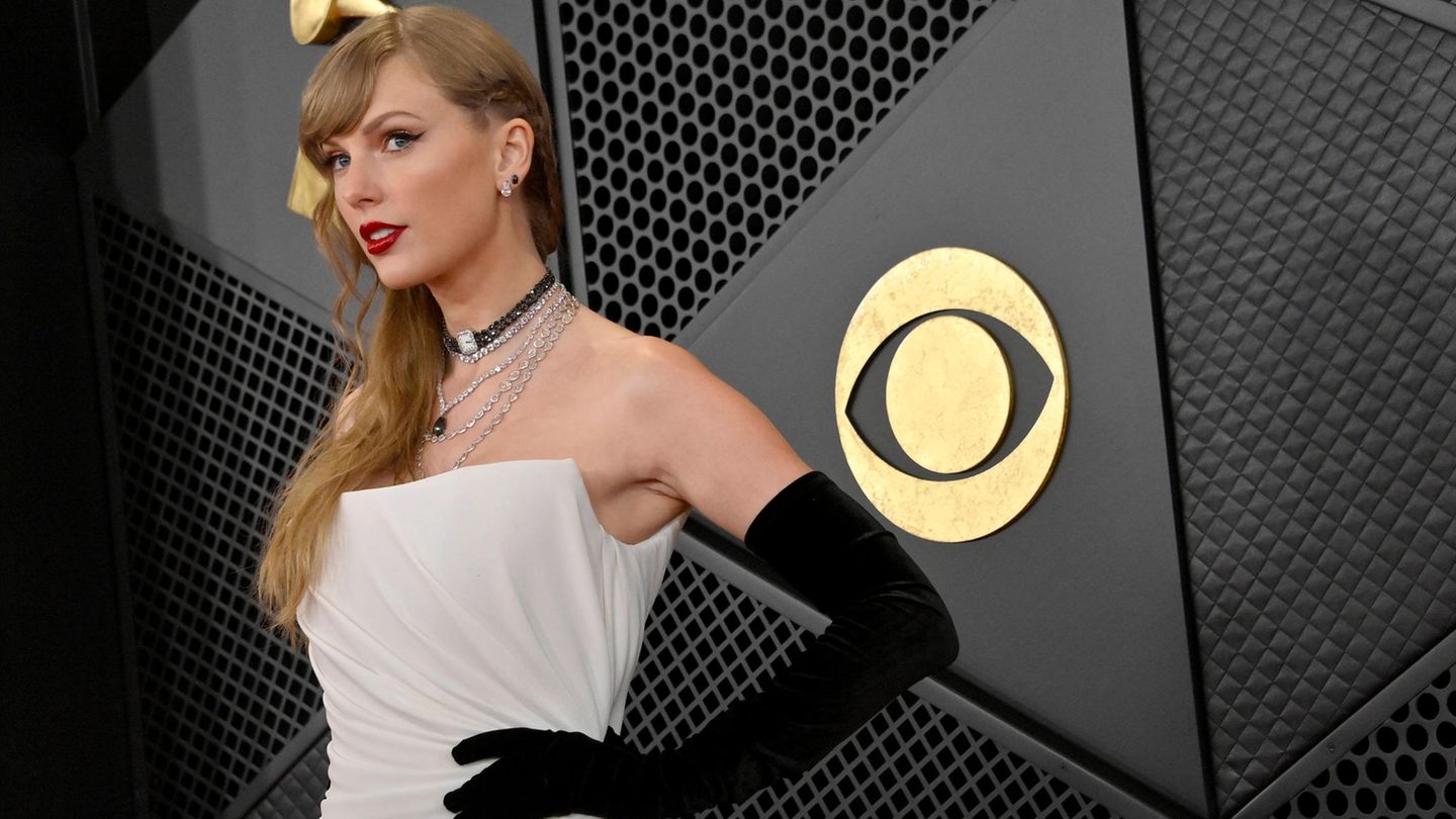 Taylor Swift im Februar 2024 bei der Grammy-Verleihung