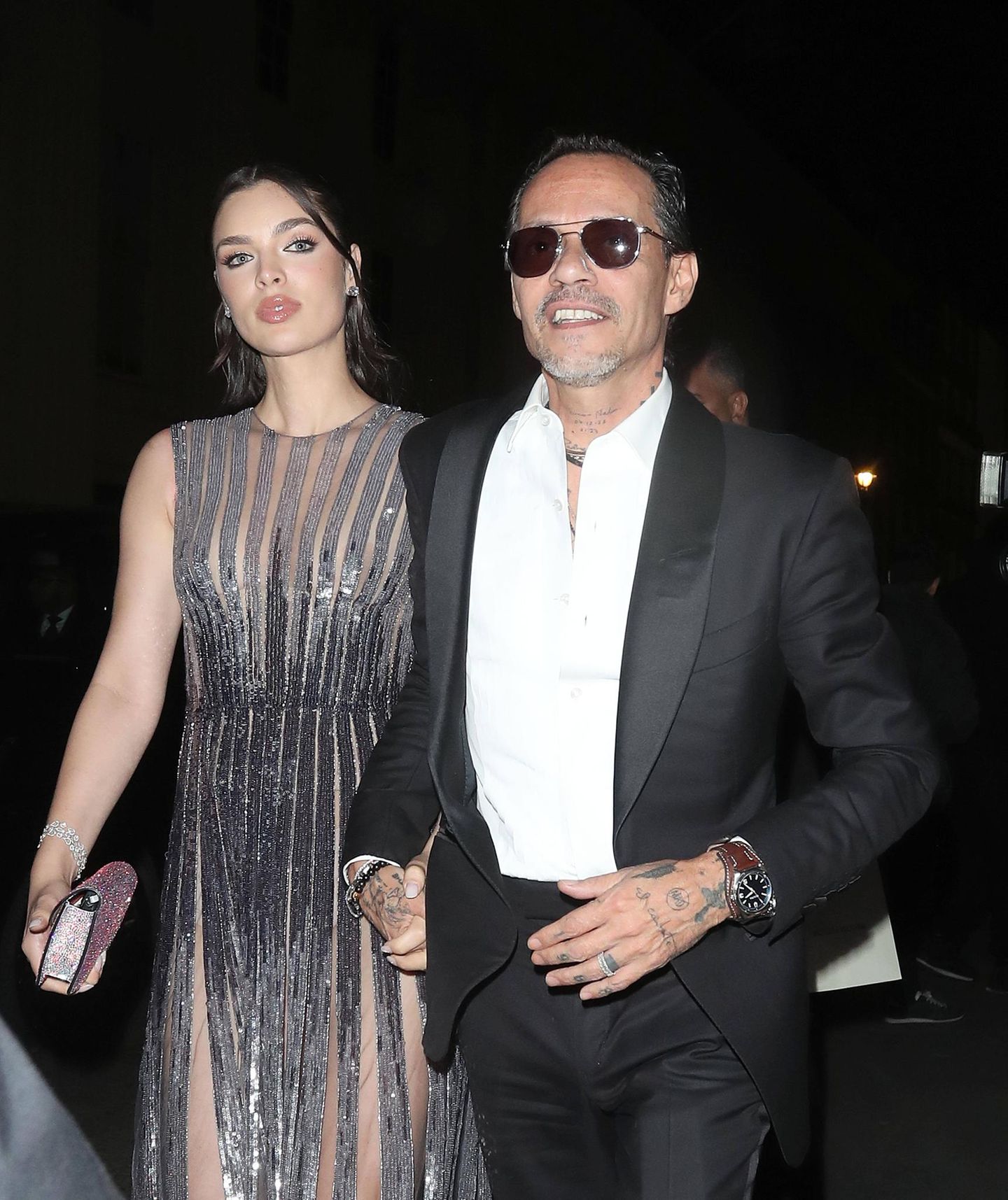 Marc Anthony kam mit seiner Ehefrau Nadia Ferreira