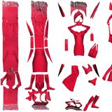 Illustration des Schlauchschals