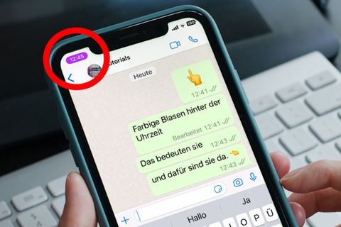 Datenschutz: iPhone: Das bedeuten die farbigen Uhrzeiten auf dem Smartphone