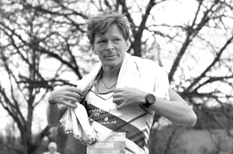 Adrian Lehmann bei einem Marathon