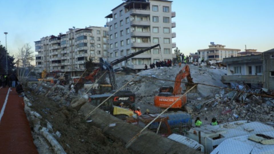 Türkische Stadt Nurdagi nach Beben 2023