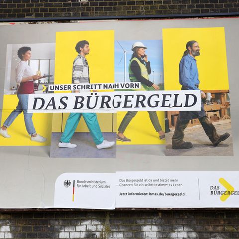 Bürgergeld Plakat
