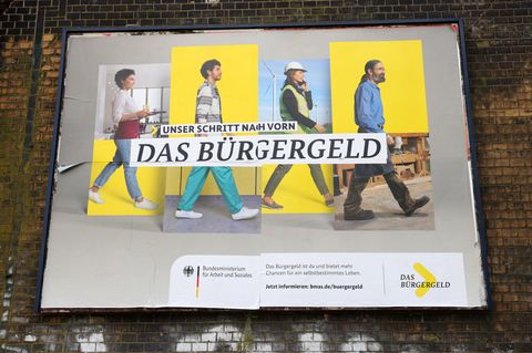 Bürgergeld Plakat