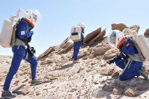 Forscherinnen aus Spanien simulieren das Leben auf dem Mars