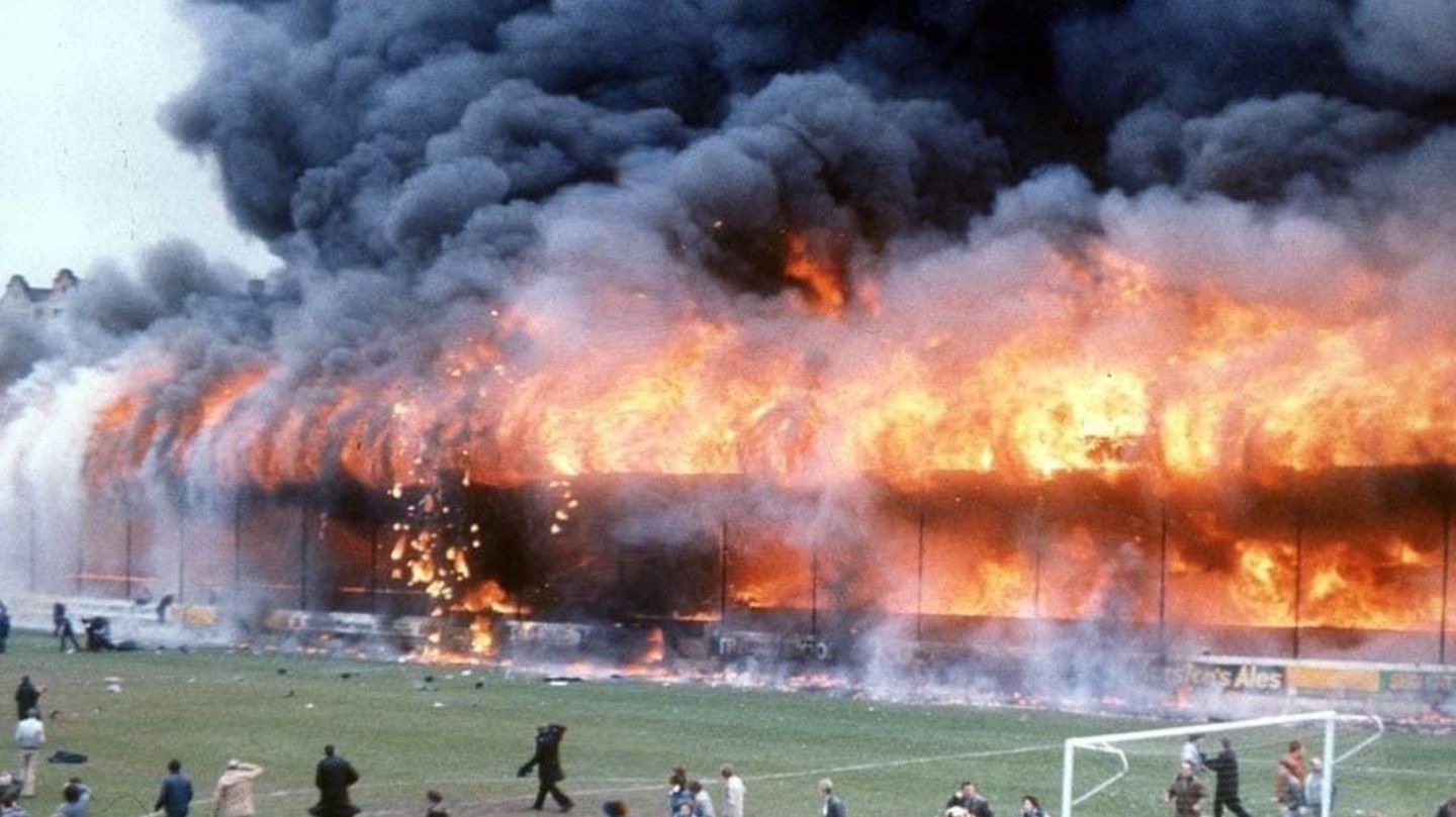 11. Mai 1985 : Der Stadionbrand von Bradford City: Wie eine Meisterfeier in einer Flammenhölle endete