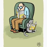 stern-Zeichnerin: Buch-stäblich lustig – Cartoons von Dorthe Landschulz