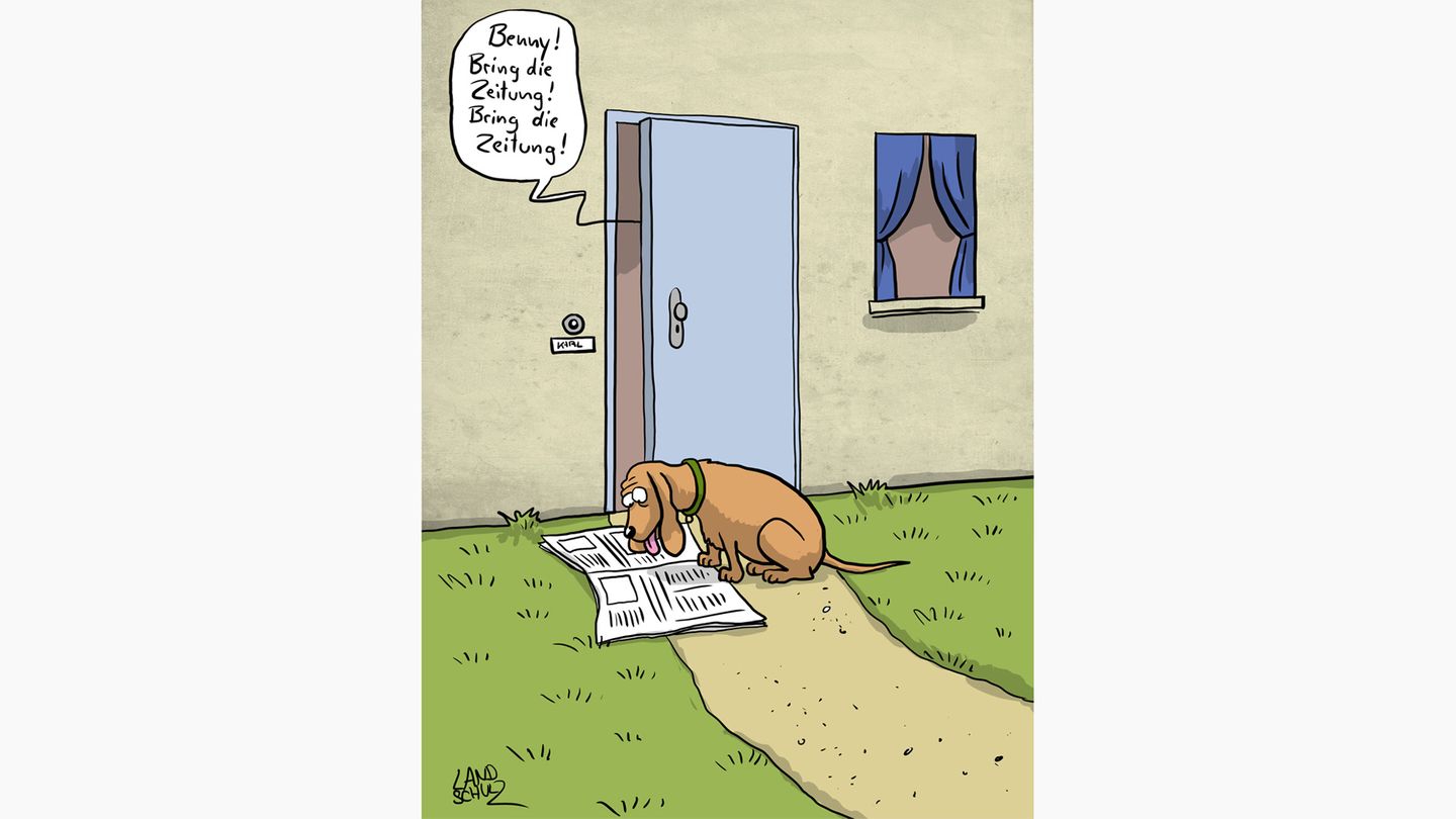 stern-Zeichnerin: Buch-stäblich lustig – Cartoons von Dorthe Landschulz