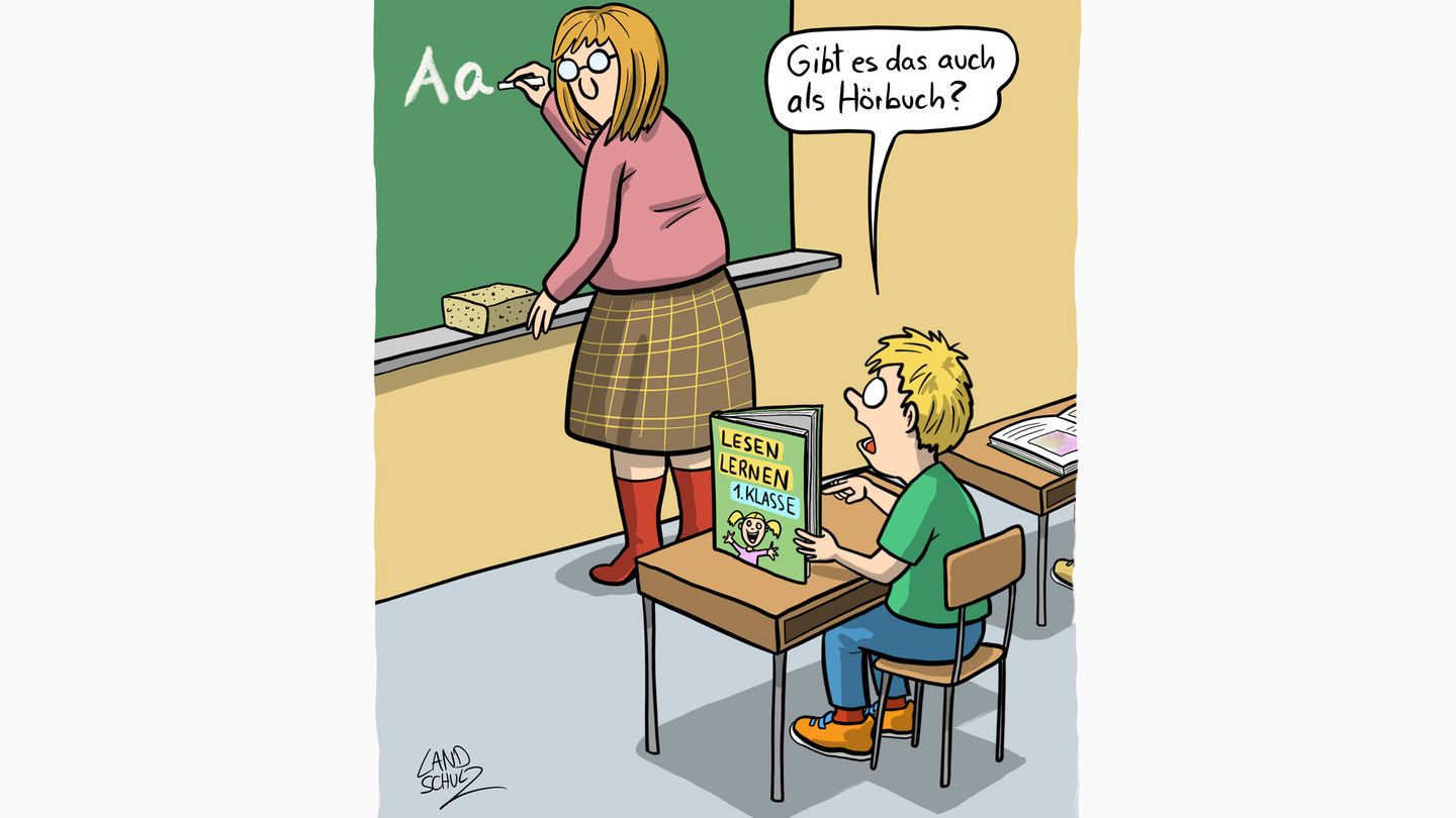 stern-Zeichnerin: Buch-stäblich lustig – Cartoons von Dorthe Landschulz