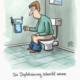 stern-Zeichnerin: Buch-stäblich lustig – Cartoons von Dorthe Landschulz