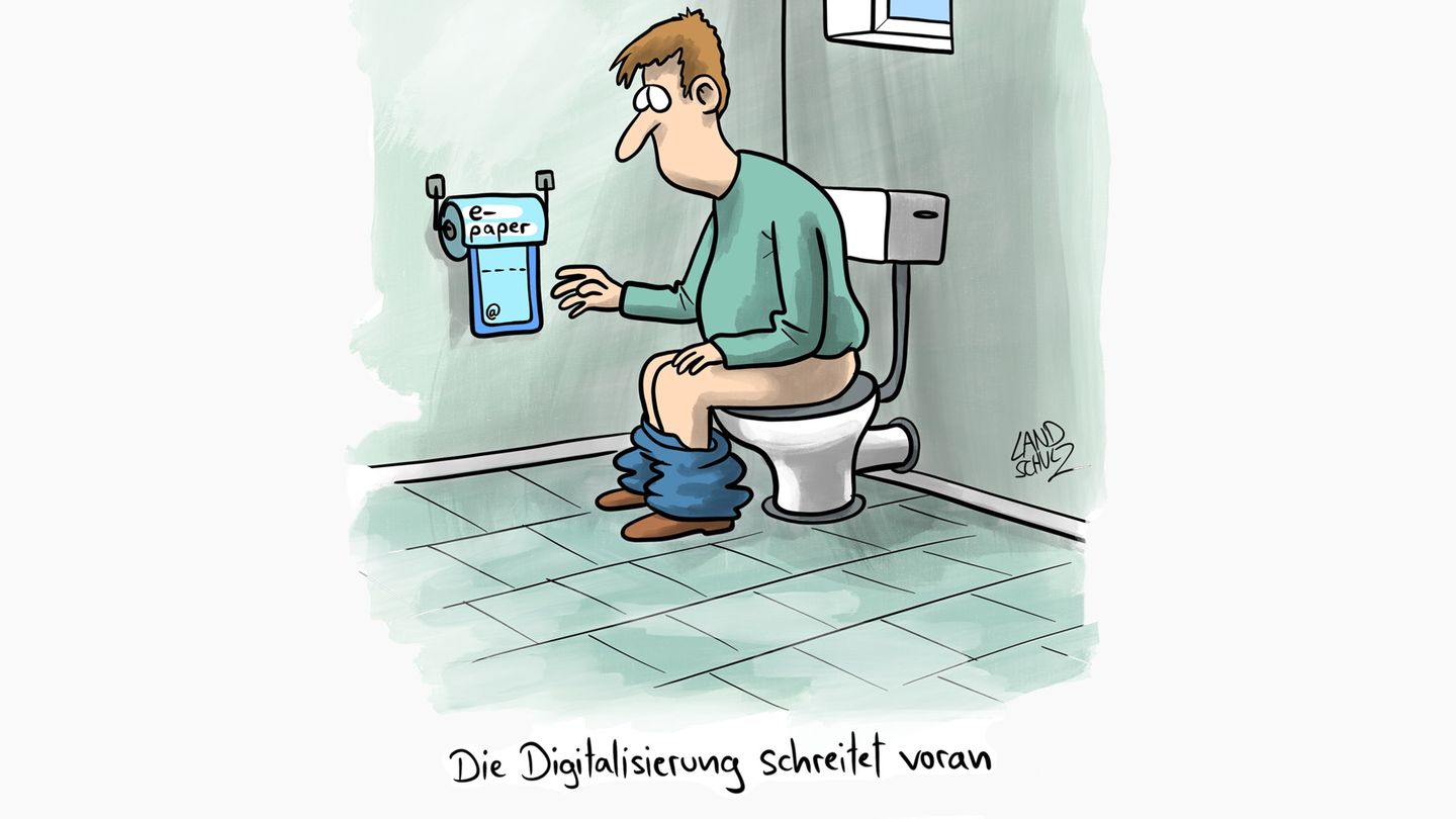 stern-Zeichnerin: Buch-stäblich lustig – Cartoons von Dorthe Landschulz