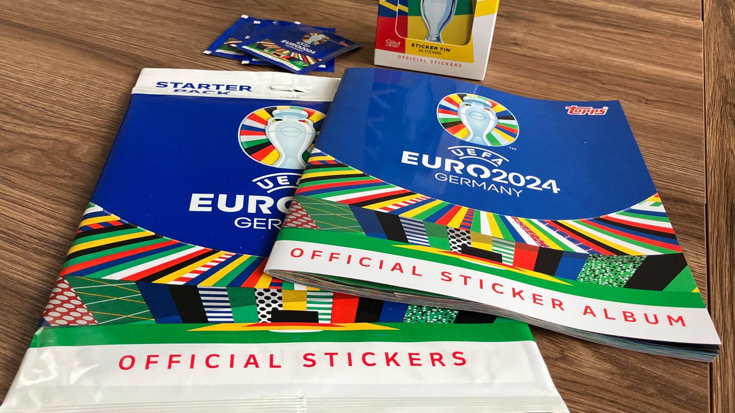 Stickeralbum zur Fußball-Europameisterschaft 2024