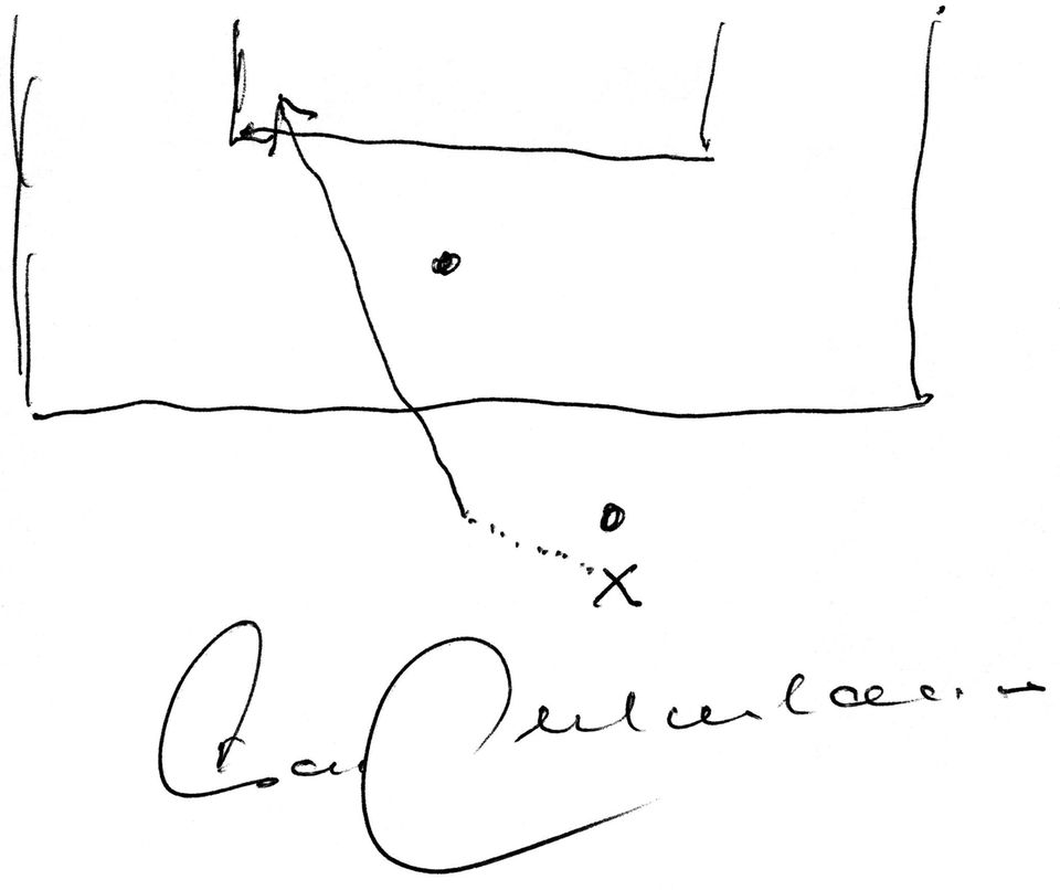 Tore wie gemalt Franz Beckenbauer zeichnet sein Tor
