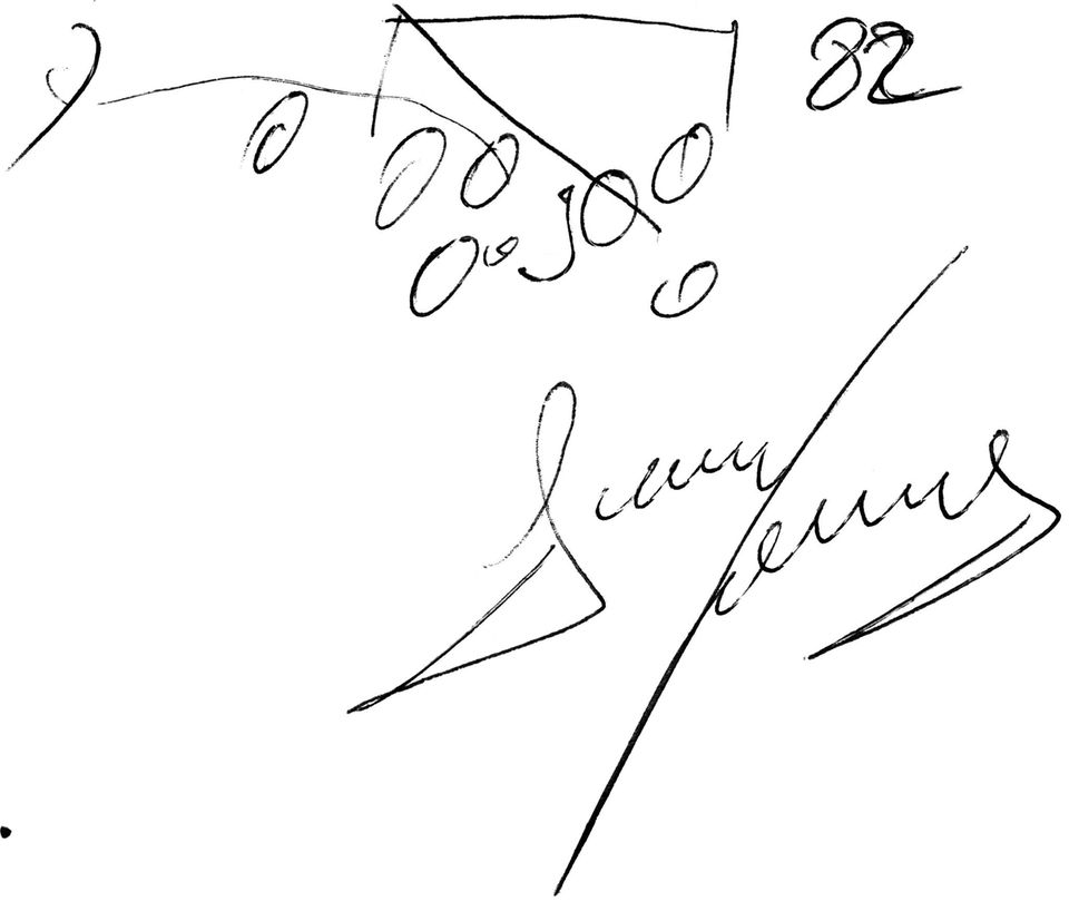 Jimmy Hartwig zeichnet sein Tor