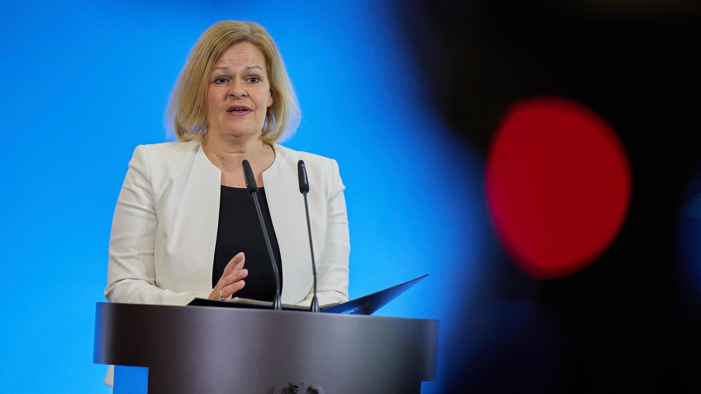 Bundesinnenministerin Nancy Faeser (SPD)
