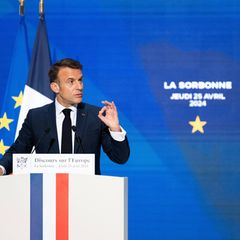 L'europe, c'est moi: Frankreichs Präsident Emmanuel Macron sieht sein Frankreich als Inspiration auf dem Kontinent