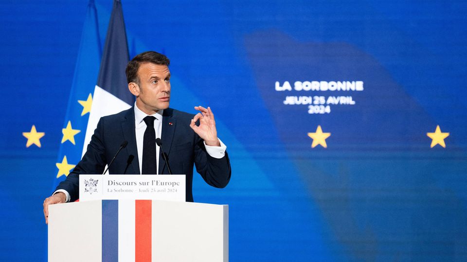 L'europe, c'est moi: Frankreichs Präsident Emmanuel Macron sieht sein Frankreich als Inspiration auf dem Kontinent