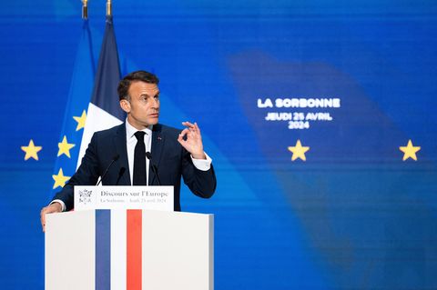 L'europe, c'est moi: Frankreichs Präsident Emmanuel Macron sieht sein Frankreich als Inspiration auf dem Kontinent