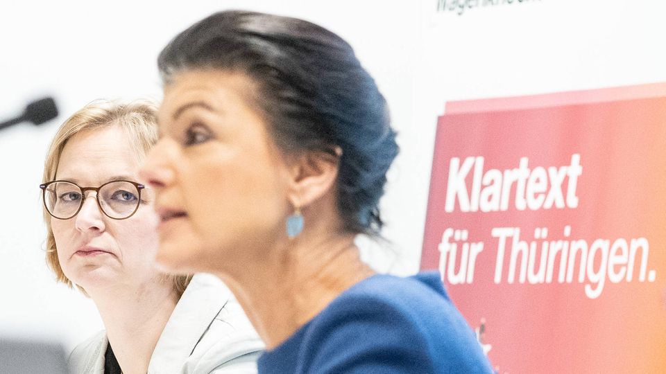 Katja Wolf und Sahra Wagenknecht