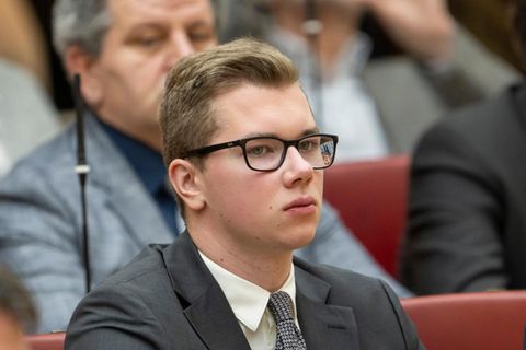 Jung-AfDler Daniel Halemba  im bayerischen Landtag