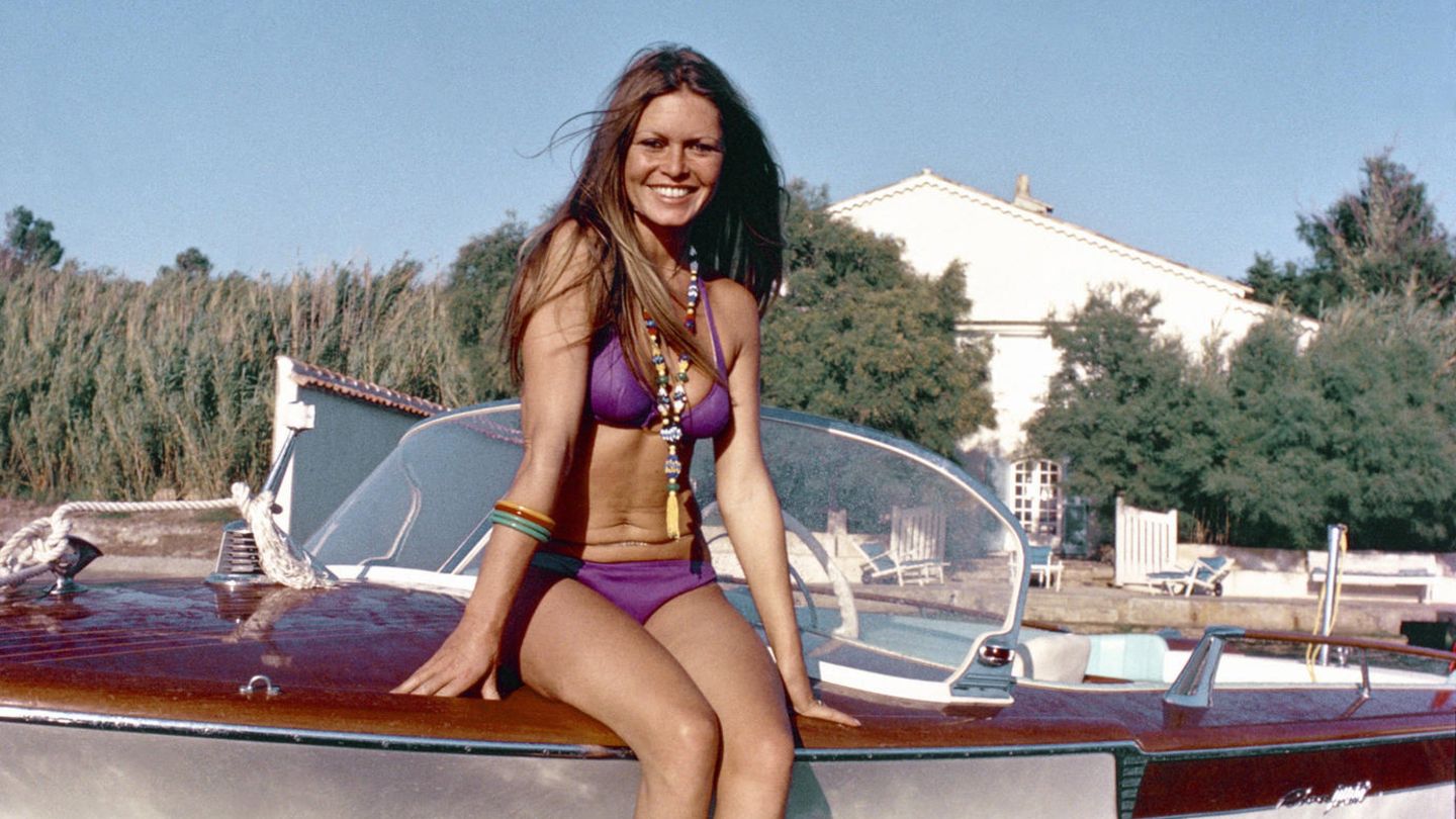 Brigitte Bardot in St Tropez, 1973